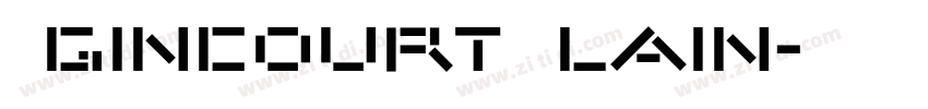 Agincourt Plain字体转换